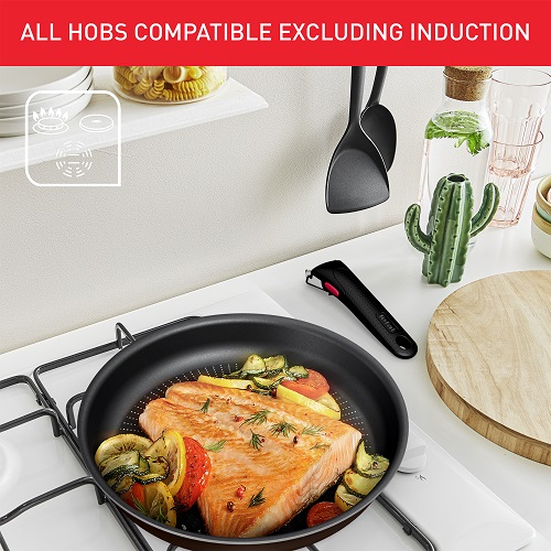 Tefal Ingenio XL Force Frypan Set With Handle, Size 22,26 cm, Black - L1589011 Tefal Ingenio XL Force Frypan Set With Handle, Size 22,26 cm, Black - L1589011